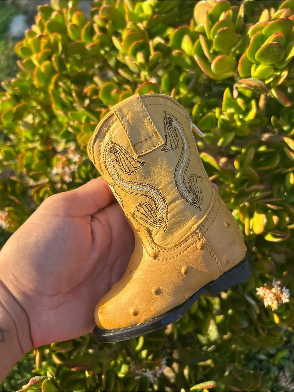 baby ostrich boots